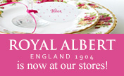 Many varieties of Royal Albert is now at our shop.