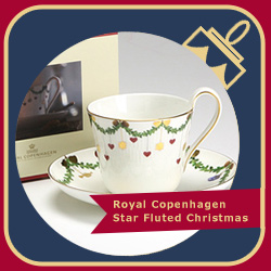 Royal Copenhagen Star Fluted Christmas